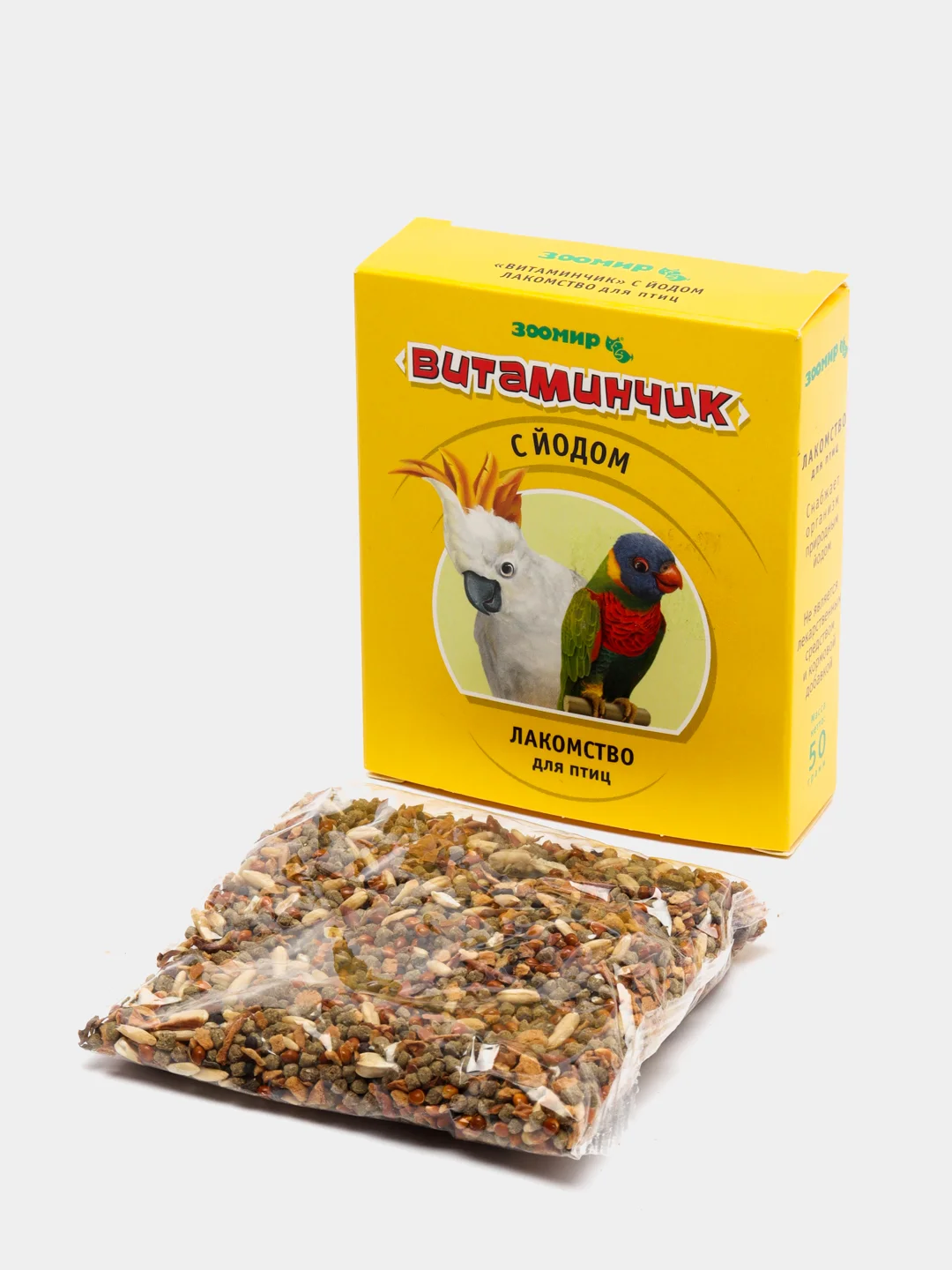 Витаминчик 50 гр. для птиц с йодом