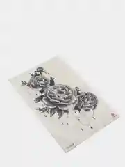 Бордовый временная татуировка 19*12 см / переводная татуировка / тату рукав / для тела /