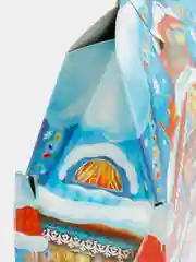 Новогодняя коробка для конфет, упаковка для сладких подарков, 0,9кг