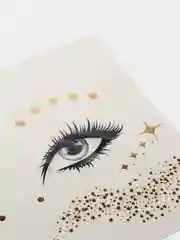 Коричневый переводные тату/ для лица/временные тату/ временные татуировки 15*10,5 см