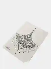 Серый временная переводная татуировка, 21*15 cm