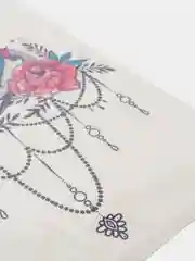 Багровый временная переводная татуировка, 21*15 cm