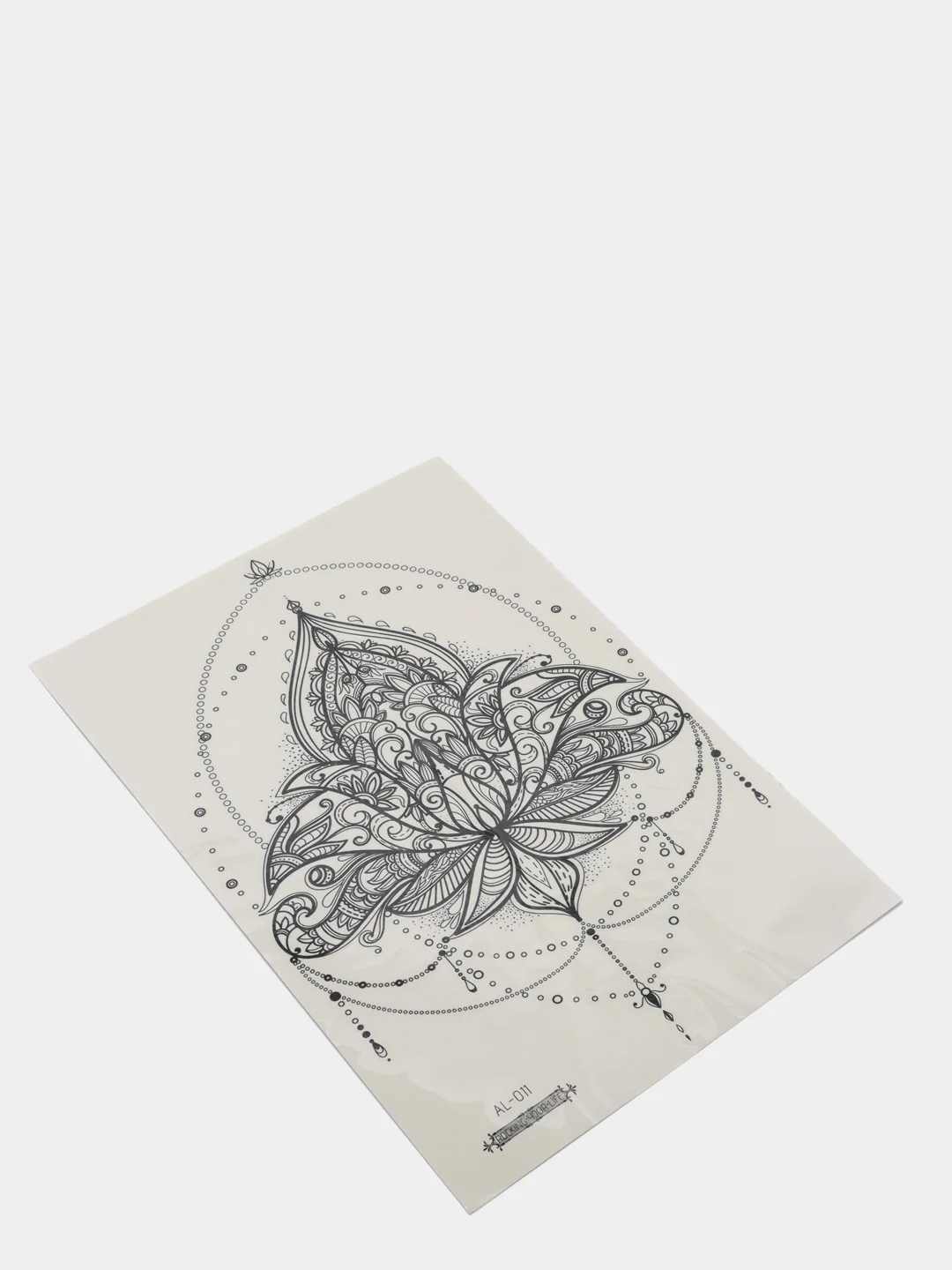 Коричневый временная переводная татуировка, 21*15 cm