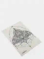Коричневый временная переводная татуировка, 21*15 cm