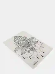 Белый временная переводная татуировка, 21*15 cm