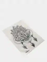 Хаки временная переводная татуировка, 21*15 cm