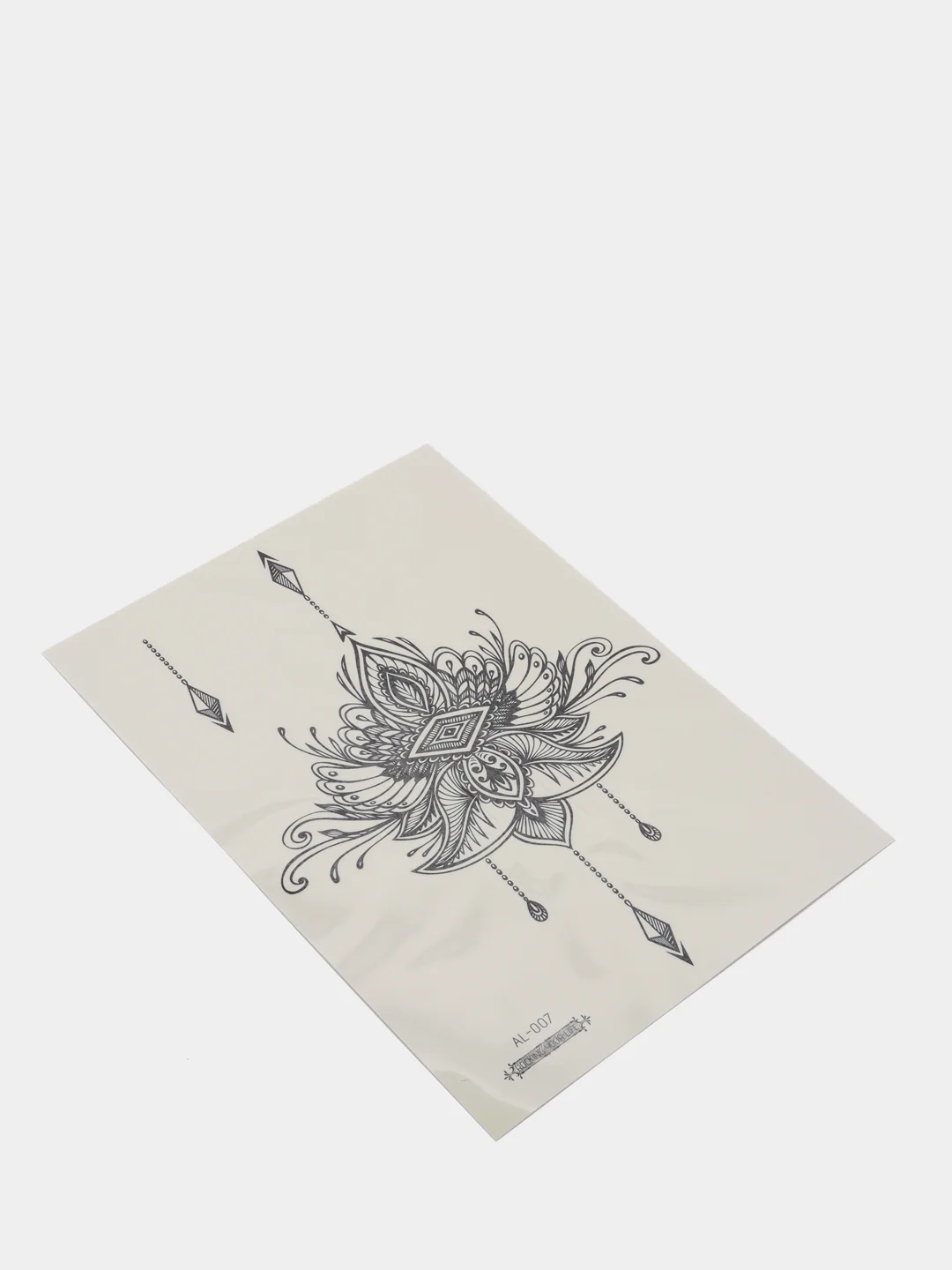 Угольный временная переводная татуировка, 21*15 cm