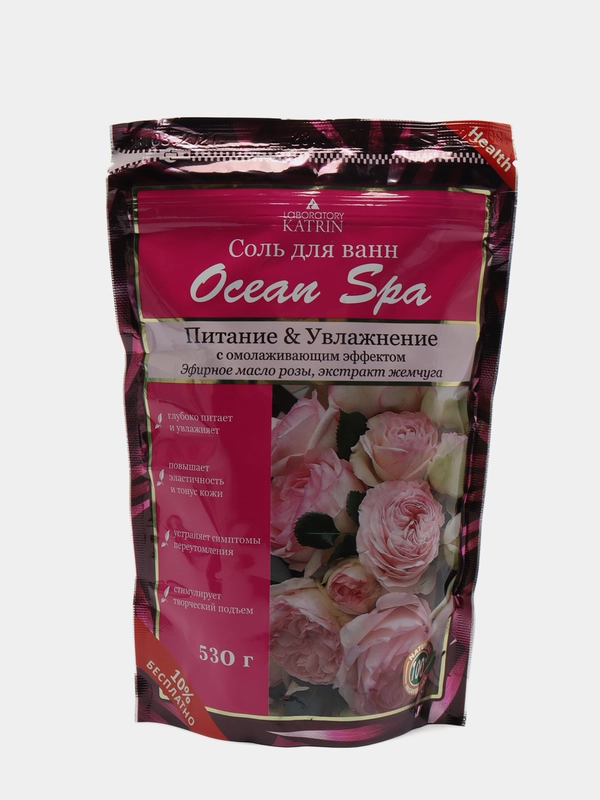 Соль для ванн Ocean Spa "Питание & Увлажнение", с омолаживающим эффектом, 530 г