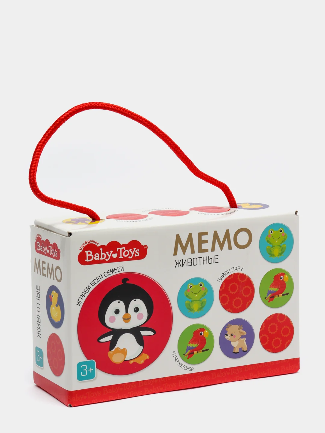 Настольная игра "Мемо Животные" для малышей