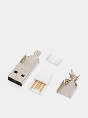 5 штук Штекер USB USBA-SP на кабель
