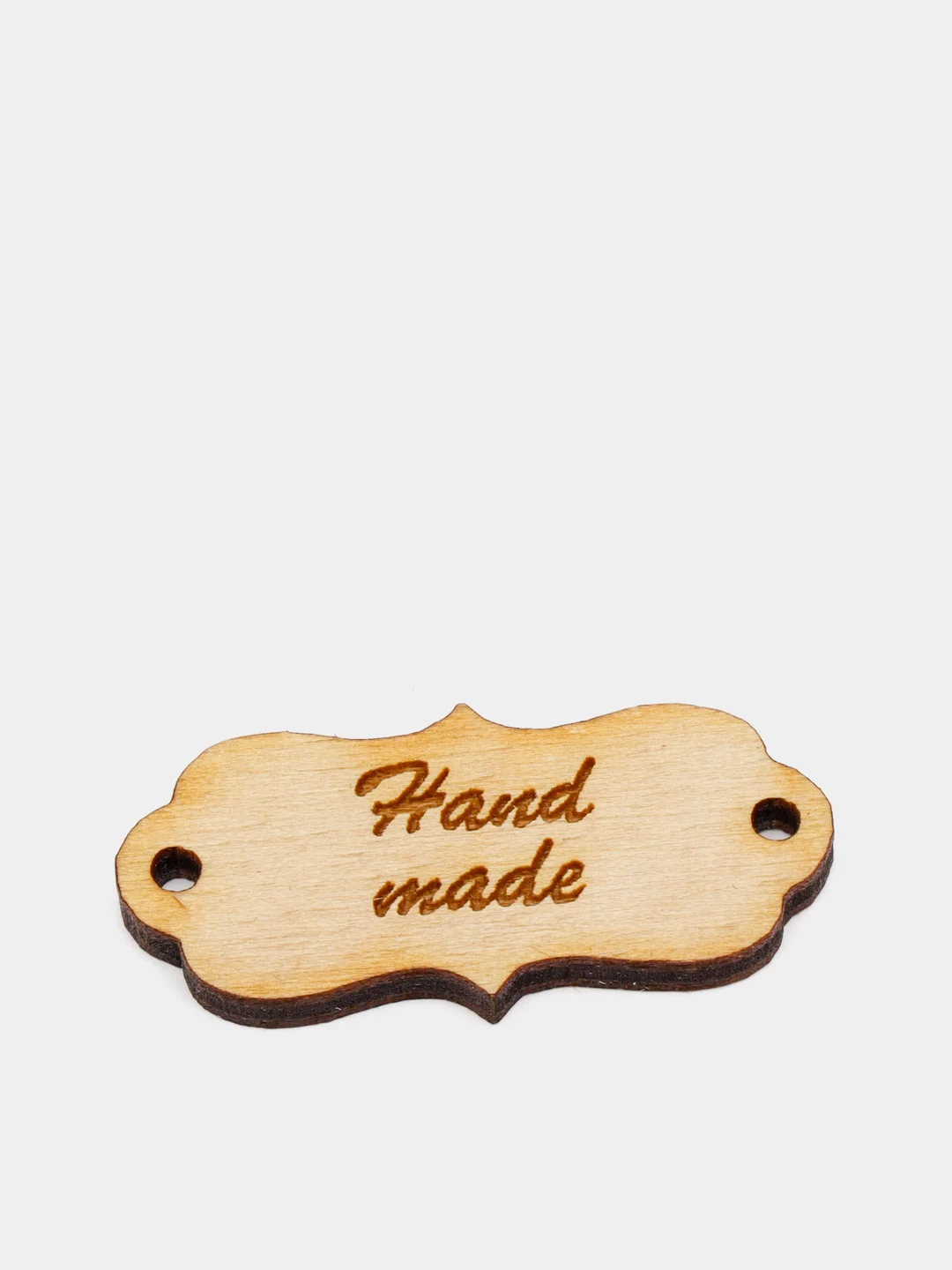 Бирка HandMade, набор 2шт.,33х15мм.,дерево