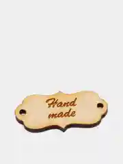 Бирка HandMade, набор 2шт.,33х15мм.,дерево