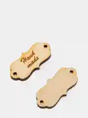 Бирка HandMade, набор 2шт.,33х15мм.,дерево