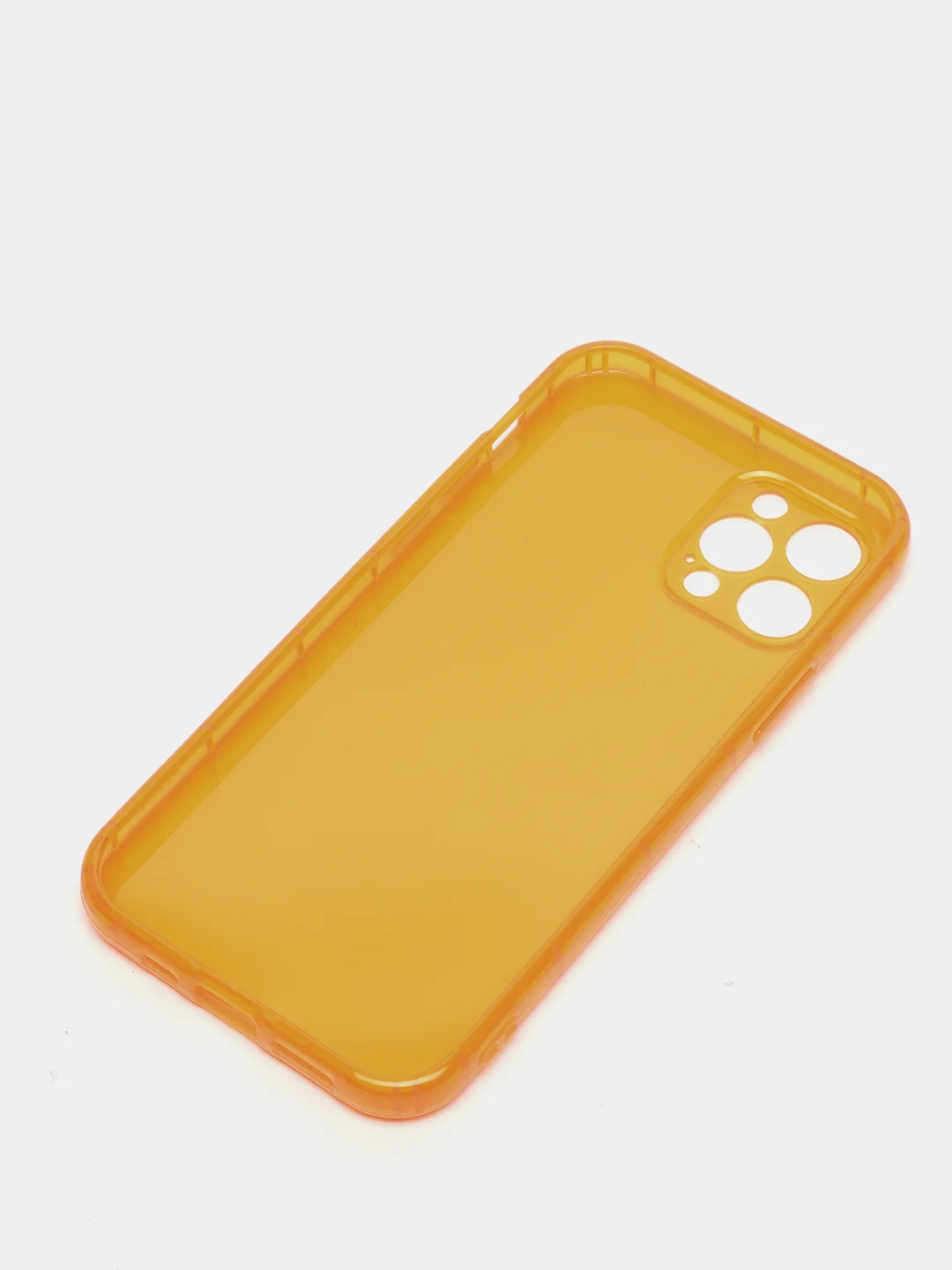 Оранжевый чехол для iPhone 11, XR, 12, 13, 14, Pro, Max, Plus, 7, 8, SE 2020, неон, с защитой камеры