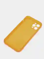 Оранжевый чехол для iPhone 11, XR, 12, 13, 14, Pro, Max, Plus, 7, 8, SE 2020, неон, с защитой камеры