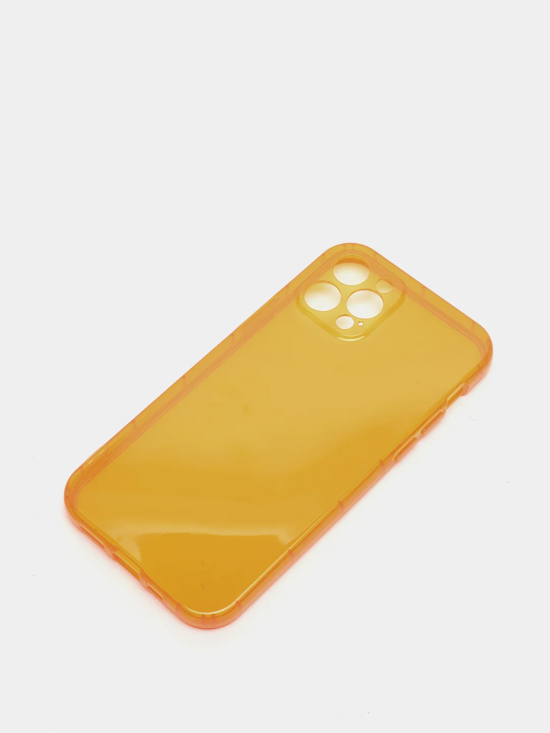 Оранжевый чехол для iPhone 11, XR, 12, 13, 14, Pro, Max, Plus, 7, 8, SE 2020, неон, с защитой камеры