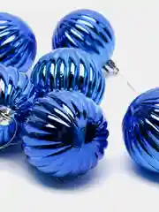 Синий елочные игрушки