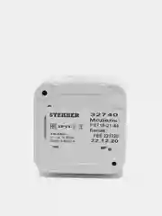 Белый розетка с заземляющим контактом, 250В, 16А, Stekker PST16-21-44