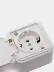 Белый розетка с заземляющим контактом, 250В, 16А, Stekker PST16-21-44