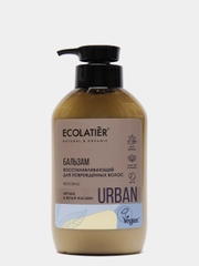 Бальзам для поврежденных волос Аргана и белый жасмин Ecolatier Urban 400 мл
