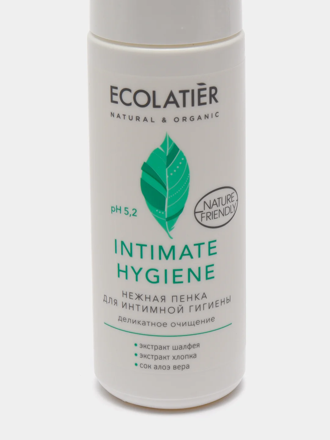 Нежная пенка для интимной гигиены Ecolatier, 150 мл