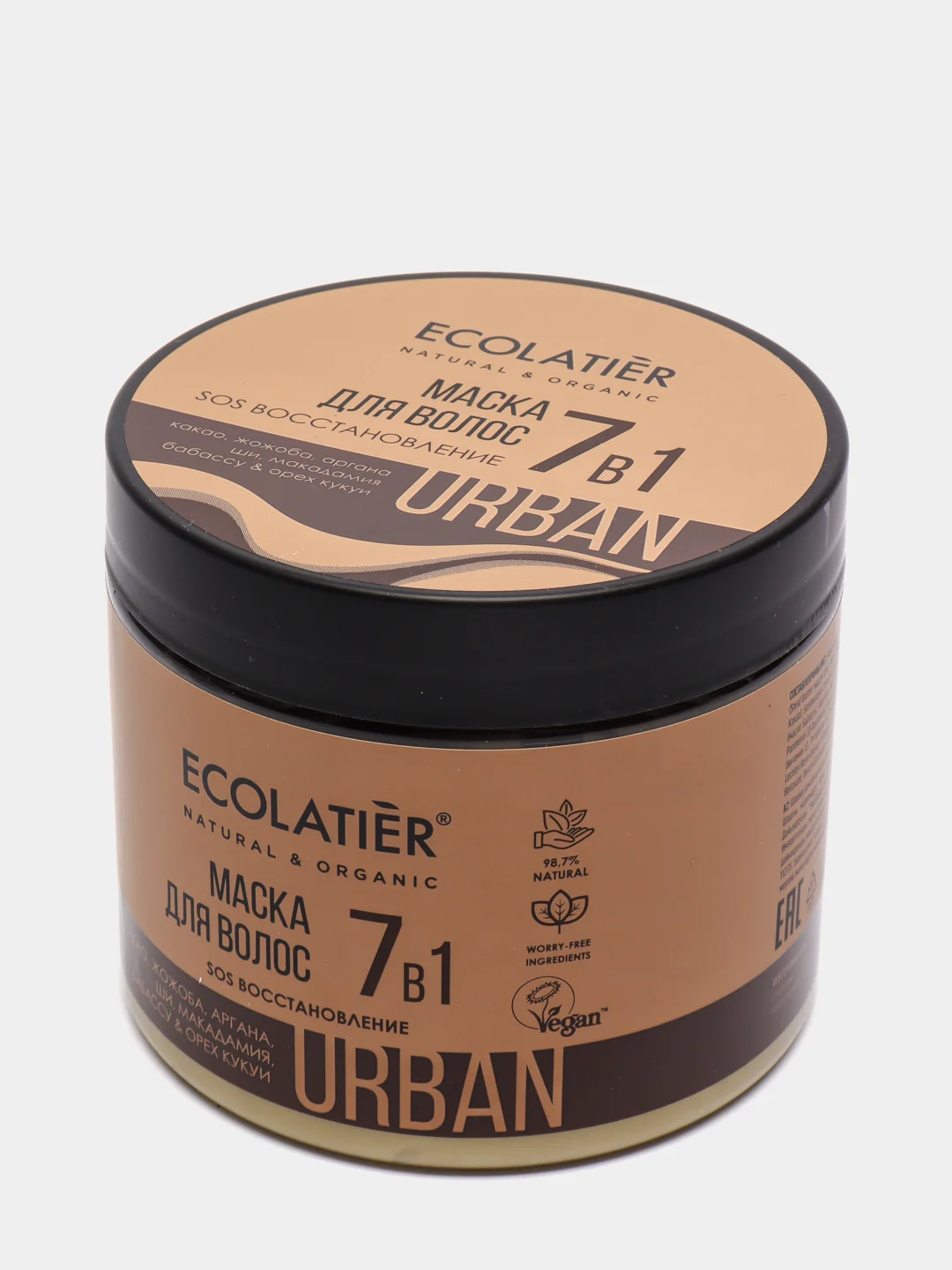 Маска для волос SOS Восстановление 7 в 1 Ecolatier Urban 380 мл