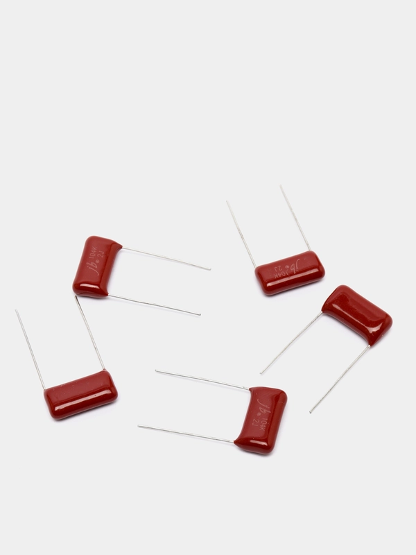 5 штук, конденсатор пленочный 0.1uf, 630v, 0.1мкф, 630В, 10%, CL21/JB, 100nF, 100нФ