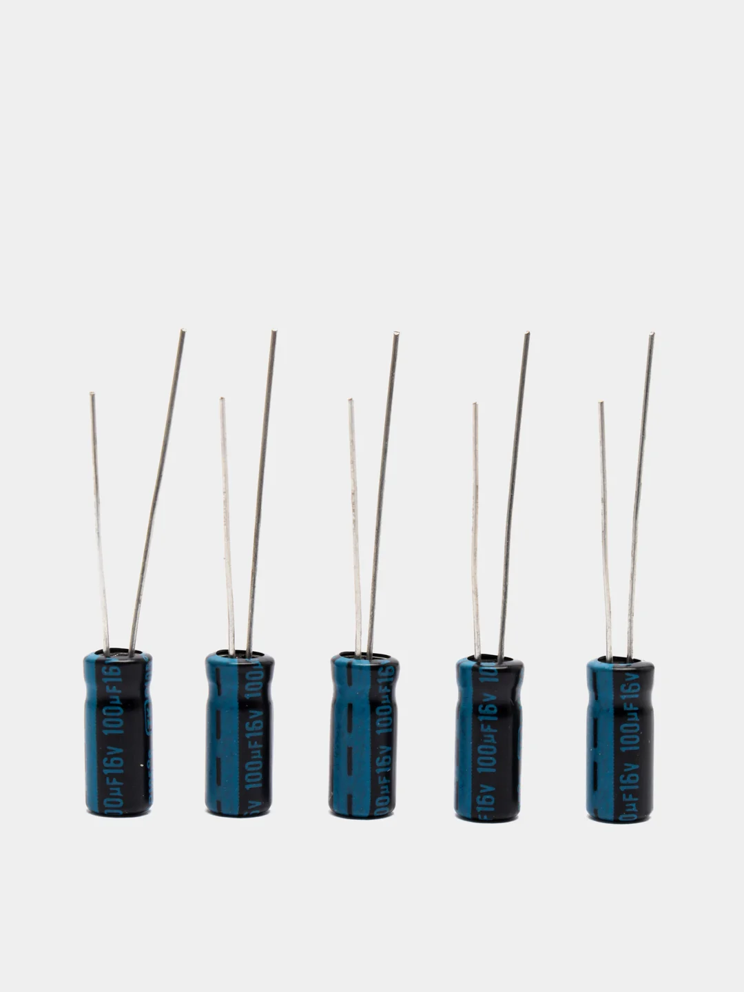 5 штук 100мкФ 16в Конденсатор электролитический 100UF 16V 105C 5х11 TK JAMICON