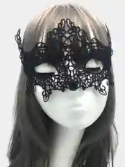 Черный ажурная маска для лица