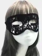 Хром ажурная маска для лица