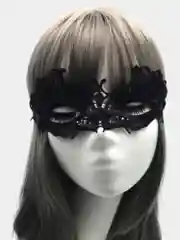 Индиго ажурная маска для лица