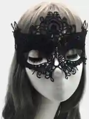 Хаки ажурная маска для лица
