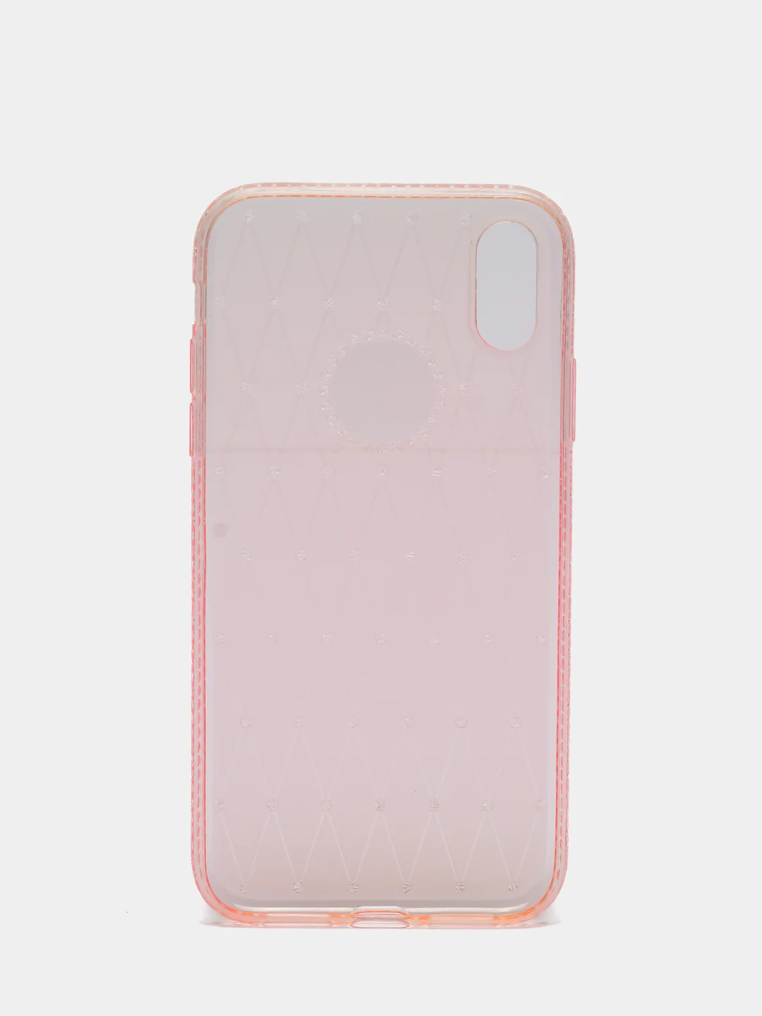 Розовый чехол для iPhone XR, прозрачный, силиконовый, со стразами