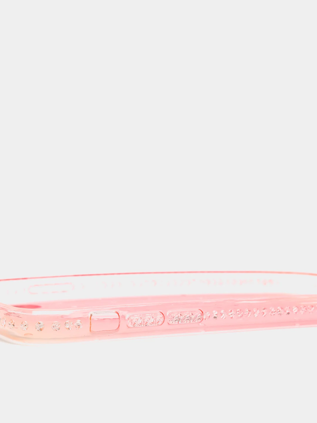 Розовый чехол для iPhone XR, прозрачный, силиконовый, со стразами