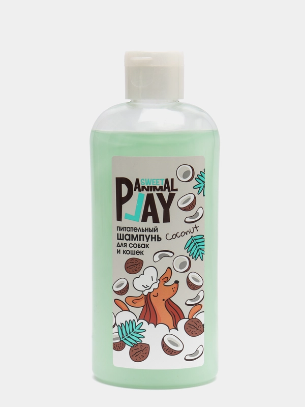 ШАМПУНЬ ДЛЯ СОБАК И КОШЕК ANIMAL PLAY SWEET ВЗРЫВНОЙ КОКОС ПИТАТЕЛЬНЫЙ