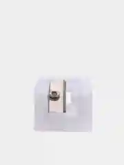Серый точилка косметическая для карандашей одинарная