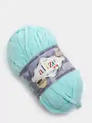 Мятный плюшевая пряжа Alize Velluto (Ализе Веллуто)