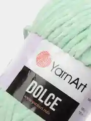 Желтый плюшевая пряжа Yarnart Dolce (ЯрнАрт Дольче)