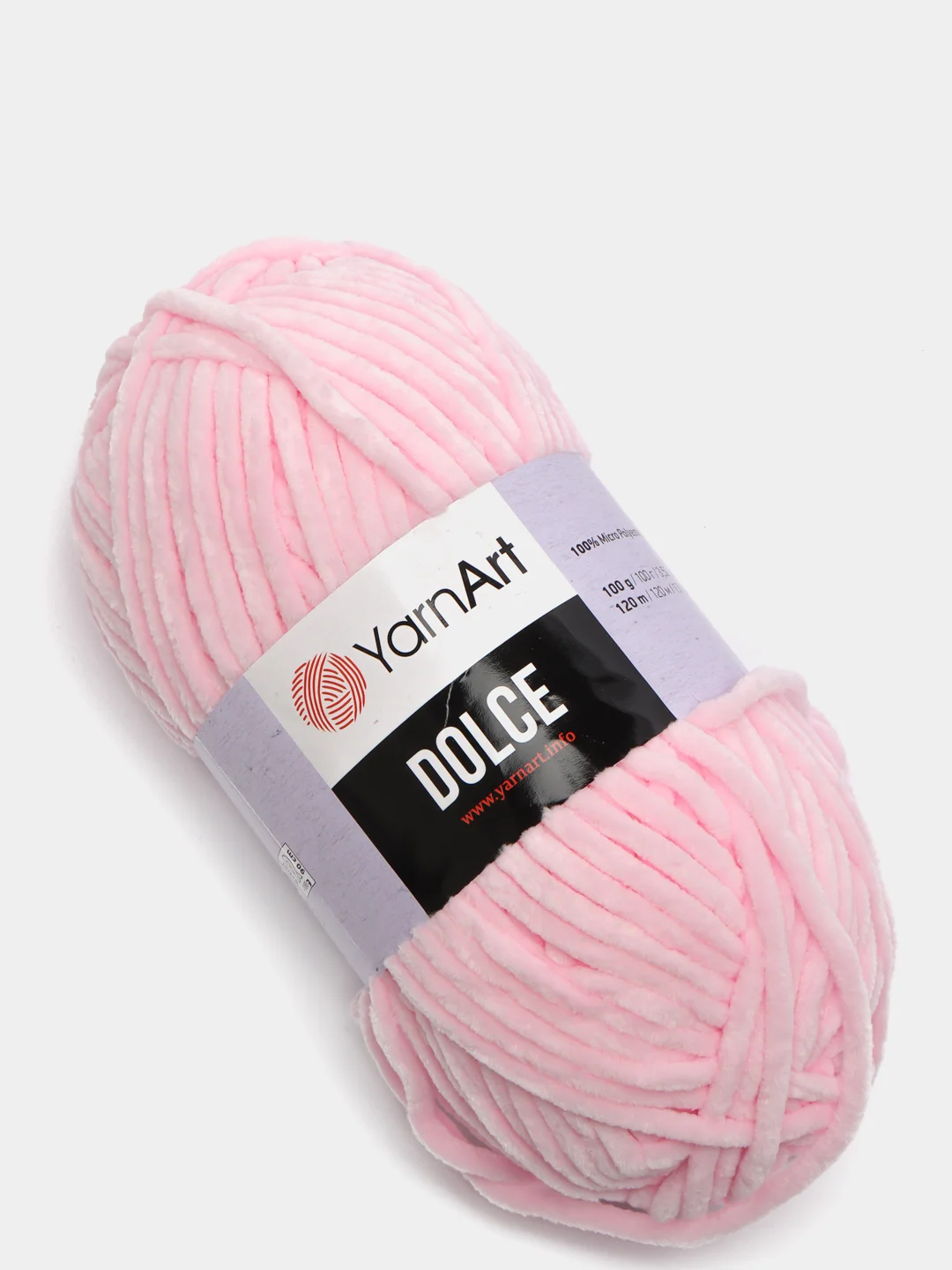 Пудровый плюшевая пряжа Yarnart Dolce (ЯрнАрт Дольче)