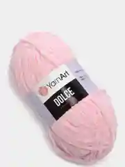 Пудровый плюшевая пряжа Yarnart Dolce (ЯрнАрт Дольче)