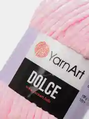 Пудровый плюшевая пряжа Yarnart Dolce (ЯрнАрт Дольче)