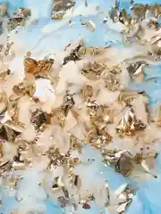 Синий поднос / Тарелка для украшений