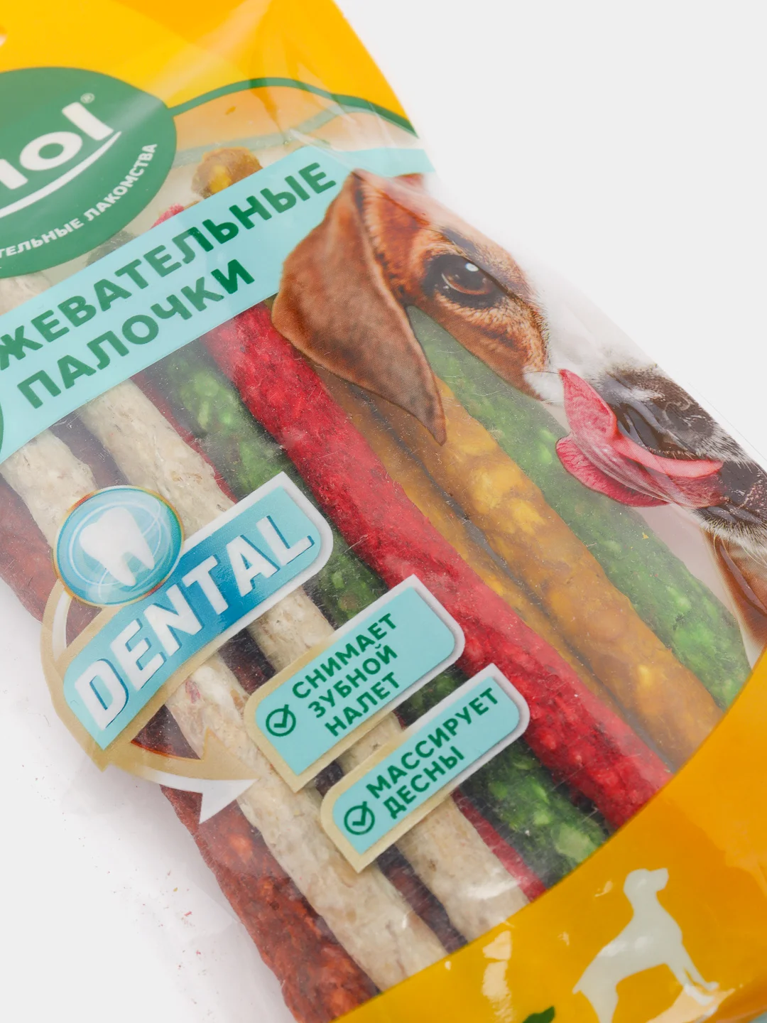 Triol Dental микс жевательные палочки, Говядина для собак и щенков с 3-х мес, 10 штук
