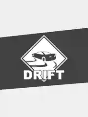 Белый наклейка на автомобиль Дрифт/ DRIFT, белая