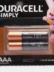 Батарейки 2шт Duracell LR03 Дюрасел AAA  мизинчиковые aaa
