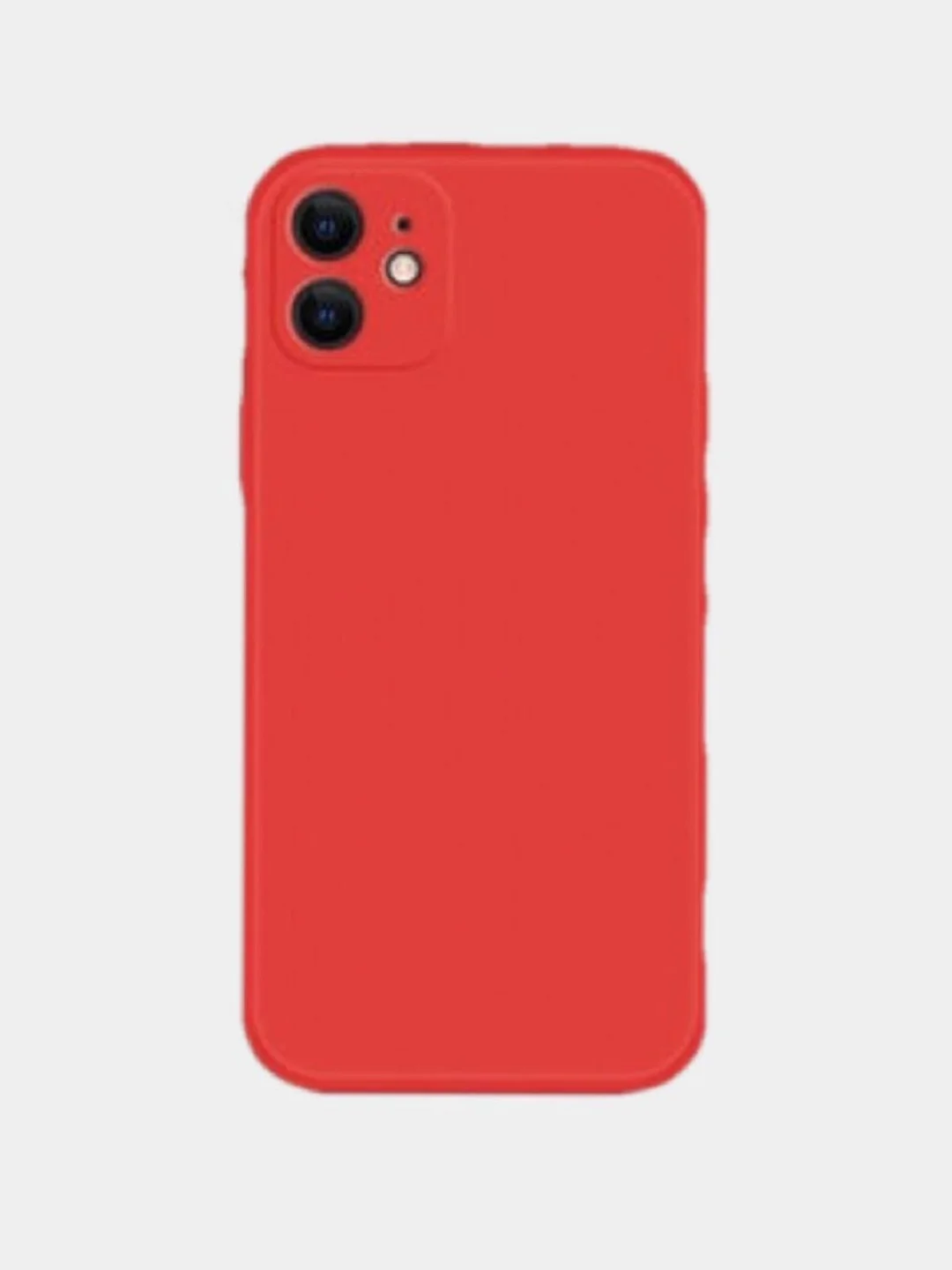 Красный противоударный чехол с защитой камеры на 11 iPhone