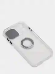 Чехол для IPhone 11, глянцевый, полупрозрачный, с защитой для камеры