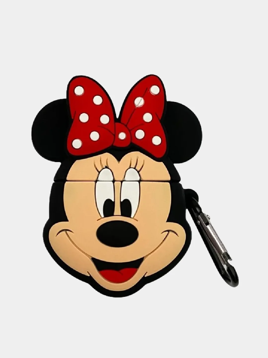 Синий cиликоновый чехол для Airpods 1,2/Pro  игрушка с карабином