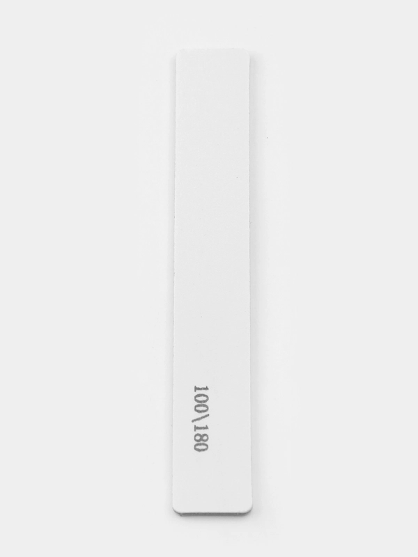 Прямоугольная пилка для ногтей Zebo Professional, 100-180 грит