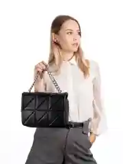 Черный клатч женский